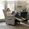 FLEXISPOT Relaxsessel Elektrischer Ergonomischer Fernsehsessel mit stufenloser Liegefunktion (mit stufenloser Liegefunktion 105°–155°, zusätzliche Schnellbedienung für Aufrichten & Zurückstellen), extra dicke Polsterung, große Seitentasche, belastbar b... Bild 2