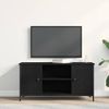 vidaXL TV-Schränk Schwarz Eichen-Optik 100 x 40 x 50 cm Holzwerkstoff 862141 Bild 4