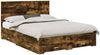 vidaXL Bettrahmen Geräucherte Eiche 150 x 200 cm Holzwerkstoff 3411293 Bild 2