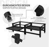 ML-DESIGN Waschmaschinenuntergestell Waschmaschinenzubehör Untergestell Unterbausockel Podest für Trockner, Doppel Waschmaschinen Unterbau ausziehbare Ablage 124x55x37cm Stahl Bild 3