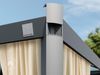 PRIMEYARD Gartenpavillon 3x4 m mit Polycarbonatdach - Hardtop Pavillon mit 4 Seitenteilen in Champagner Bild 4