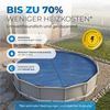 Miganeo Pool Solarfolie Ø 488 cm rund | schwarz/blau Bild 5