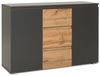 Kommode 'IMAGE 4', Honigeiche/weiß, ca. 120 x 80 x 40 cm Bild 4