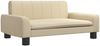 vidaXL Hundebett Creme 70x45x30 cm Stoff Bild 2