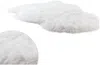 Vente-unique - SHEEP Teppich Stoff Weiß - B 65 cm x H 4 cm x L 90 cm Bild 5