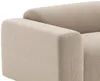 Vente-unique - POGNI Sofa SamtStoff Beige - B 97 cm x H 73 cm x L 205 cm Bild 4