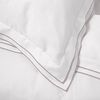 Traumschlaf Uni Kissenbezug White Collection Portofino|70x90 cm| light-grey Bild 2