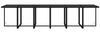 vidaXL 13-tlg. Garten-Essgruppe mit Kissen Poly Rattan Schwarz 3095611 Bild 5