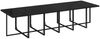 vidaXL 13-tlg. Garten-Essgruppe mit Kissen Poly Rattan Schwarz 3095611 Bild 4