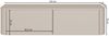 Selsey 'Luvio' TV-Board hängend oder stehend, Kaschmirgrau, 140 cm Bild 5