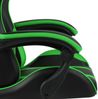 vidaXL Gaming-Stuhl mit Fußstütze Schwarz und Grün Kunstleder 20529 Bild 5