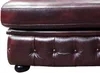 Vente-unique - Chesterfield Ecksofa - Ecke Rechs - Büffelleder - Rotbraun - BRENTON Bild 5