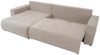 Ecksofa Schlafsofa Sofa ARMARI in Stoff Wind Moosgrün Ottomane Links Bild 3