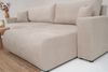 Ecksofa Schlafsofa Sofa ARMARI in Stoff Wind Moosgrün Ottomane Links Bild 5