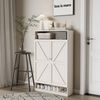 Odikalo Schuhschrank Sideboard Standschrank Anrichte Kommode Multifunktion Stauraum Weiß Bild 3