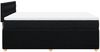 vidaXL Boxspringbett mit Matratze Schwarz 160x200 cm Stoff 3287523 Bild 5