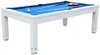 Vente-unique - SNOOKER Indoor games Holz, Platte BlauWeiß - B 114,2 cm x H 78,5 cm x L 207,2 cm Bild 4