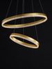 Nova Luce 9530230 ADRIA LED Pendelleuchte 2-flammig 60cm 3000K Messing Gold Bild 2