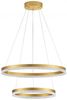 Nova Luce 9530230 ADRIA LED Pendelleuchte 2-flammig 60cm 3000K Messing Gold Bild 3