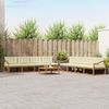 IKAYAA Muebles de Terraza de Madera – Set de Sofás de Jardín con Diseño Esquinero, Perfecto para Disfrutar al Aire Libre Bild 1