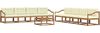 IKAYAA Muebles de Terraza de Madera – Set de Sofás de Jardín con Diseño Esquinero, Perfecto para Disfrutar al Aire Libre Bild 2