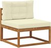 IKAYAA Muebles de Terraza de Madera – Set de Sofás de Jardín con Diseño Esquinero, Perfecto para Disfrutar al Aire Libre Bild 4