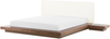 Bett Holzfarbton Lattenrost 160x200 cm ZEN Bild 4