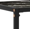 vidaXL Konsolentisch Schwarz 100 x 35 x 75 cm Hartglas [322814] Bild 5