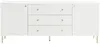 Vente-unique - ALOBARA Sideboard Holz, Platte Weiß - B 40 cm x H 75 cm x L 180 cm Bild 2
