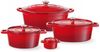 HENDI Emaillierter Gusseisentopf, 6,88L, Rot, 405x255x(H)134mm Bild 2