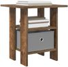 vidaXL Nachttisch Geräucherte Eiche 41 x 40 x 45 cm Holzwerkstoff 8000428 Bild 3