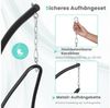 COSTWAY Hängesessel, Hängestuhl mit Gestell, gepolstert Bild 2