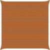 vidaXL Sonnensegel Orange und Braun 6 x 6 m 100 % Polyester Oxford 42030971 Bild 2