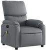 vidaXL Massagesessel Relaxsessel Grau Kunstleder 3206118 Bild 3