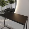 AX LIVING Schwarz Konsole für Flur Lortie 100 cm Metallgestell Bild 3