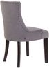 Esszimmerstuhl HILON - Samt Grau 55x58x92 cm Braun | Essstühle Esszimmerstühle Küchenstühle Wohnzimmerstühle Bild 4
