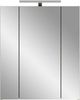 welltime Spiegelschrank FLORENZ, inkl. Beleuchtung, Breite 60 cm, 3 Spiegeltüren (TOPSELLER) in verschiedenen Farben erhältlich, Badmöbel, Badschrank, Schrank, Bad Bild 3