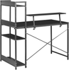 Schreibtisch BILOXY Schwarz 120 cm 64 cm mit Fächern Bild 5