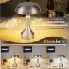 ZMH LED Tischleuchte Kabellos Vintage Akku Nachttischlampe Touch Dimmbar für Fensterbank, Augenschutz, Einfache Installtion, LED fest integriert, 3000-6500K, mit USB Aufladbar Nickel Batterie Tischlampen Bild 4