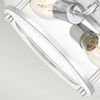 Quoizel QZ-TRILOGY-F-S-BATH Badezimmerleuchte Trilogy E27 40W IP44 Stahl, klares Glas; Chrom poliert L:30. 5cm B:30. 5cm Ø30. 5cm dimmbar Bild 4