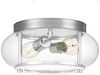 Quoizel QZ-TRILOGY-F-S-BATH Badezimmerleuchte Trilogy E27 40W IP44 Stahl, klares Glas; Chrom poliert L:30. 5cm B:30. 5cm Ø30. 5cm dimmbar Bild 5
