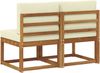 vidaXL 2 Stück Outdoor Mittelsofa Massivholz Akazie 900459 Bild 5