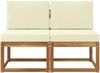 vidaXL 2 Stück Outdoor Mittelsofa Massivholz Akazie 900459 Bild 3