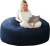 1-Sitzer Sitzsack Sofa H 60 x T 130 x B 120 cm in Blau aus Schwammfüllung Bild 5