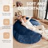1-Sitzer Sitzsack Sofa H 60 x T 130 x B 120 cm in Blau aus Schwammfüllung Bild 3
