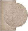 vidaXL Teppich HUARTE Kurzflor Weich und Waschbar Sandfarben 60x110 cm 375051 Bild 3