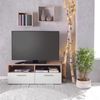 RANA TV-Lowboard in Eiche Sonoma Optik - schlichtes TV-Board mit viel Stauraum für Ihr Wohnzimmer - 95 x 36 x 35 cm (B/H/T) Bild 2