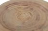 Hocker Bikkel aus Paulowniaholz, skandinavischer Stil, rund, natur, robust und vielseitig Bild 2