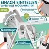 KIDIZ® 3in1 Hochstuhl Kinderhochstuhl inkl. Spielbügel , Babyliege , Kombihochstuhl Babyhochsitz ,7 höhenverstellbar Verstellbare Rückenlehne , mitwachsend ab 0 Monate bis 6 Jahre Babystuhl Hellgrau Bild 4