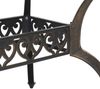 vidaXL 5-tlg. Garten-Essgruppe Bronzen Aluminiumguss 3216316 Bild 5